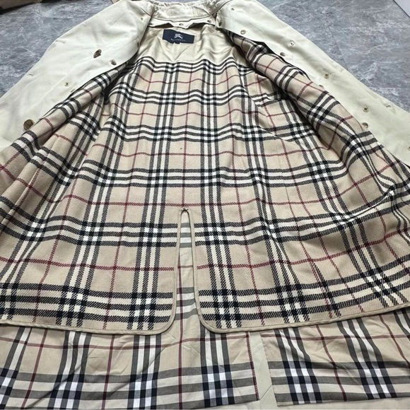 WOMENS BURBERRY TRENCH COAT SZ46 (44) - Picture 5 of 10